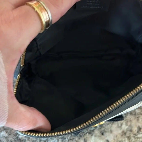 Gucci Black and Beige Floral Herbarium Bag